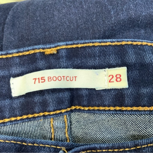 Levi’s 715 Bootcut Dark Wash Jeans. Women’s Size 28. - Picture 7 of 7